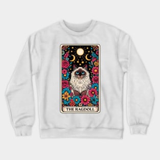 Ragdoll Cat Tarot Card Crewneck Sweatshirt